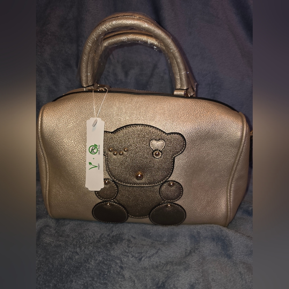 Gold Bear Design Women's Bag